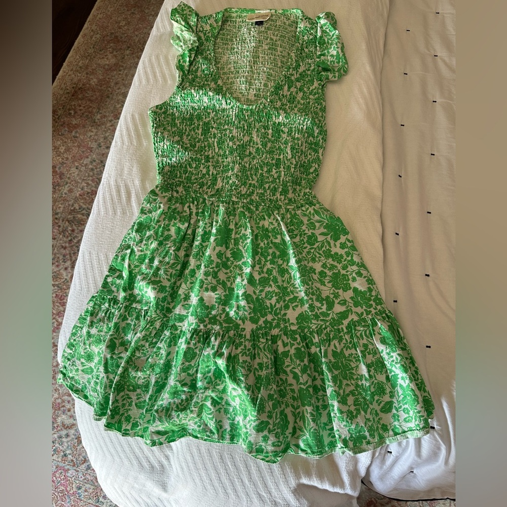 Universal Thread Green Smocked Dress